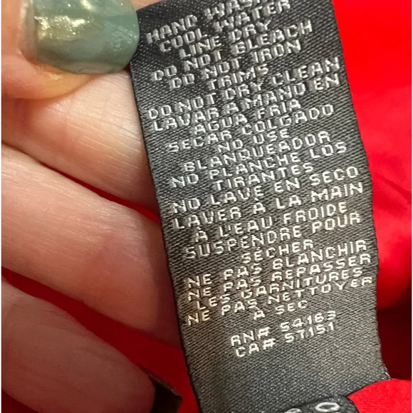 Vince Camuto Vibrant Red Open Back Beaded Tie Neck Maxi Dress. Size 14 - Picture 14 of 15